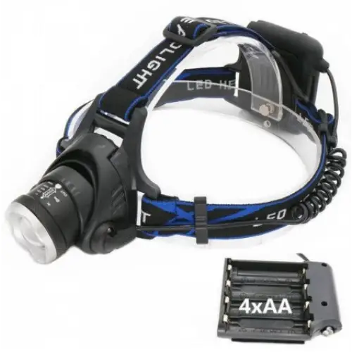 Esperanza EOT005 flashlight Black Blue Headband flashlight LED - FlashlightsOSW-LAT<<<LightingOSW<<<ActionPL