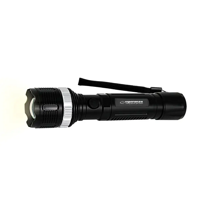 Esperanza EOT068 Flashlight Black Rechargeable LED Flashlight - FlashlightsOSW-LAT<<<LightingOSW<<<ActionPL