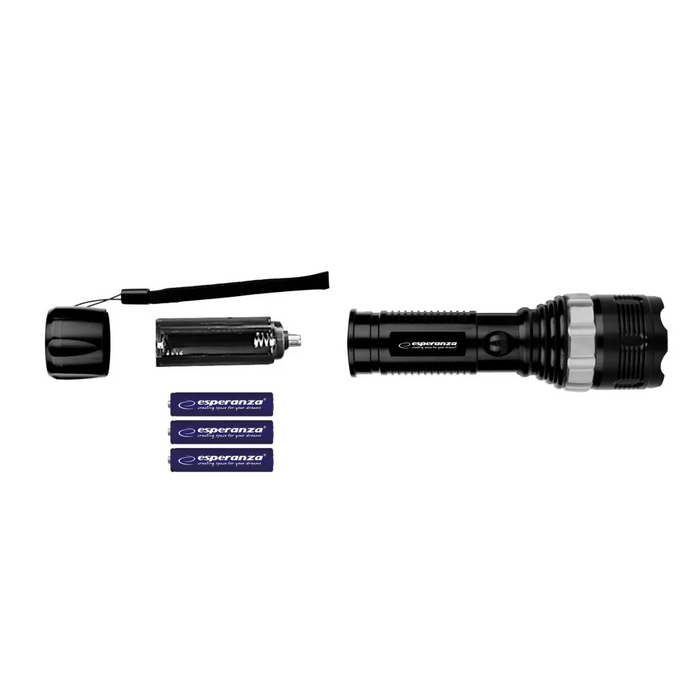 Esperanza EOT071 Flashlight Black LED Flashlight - FlashlightsOSW-LAT<<<LightingOSW<<<ActionPL