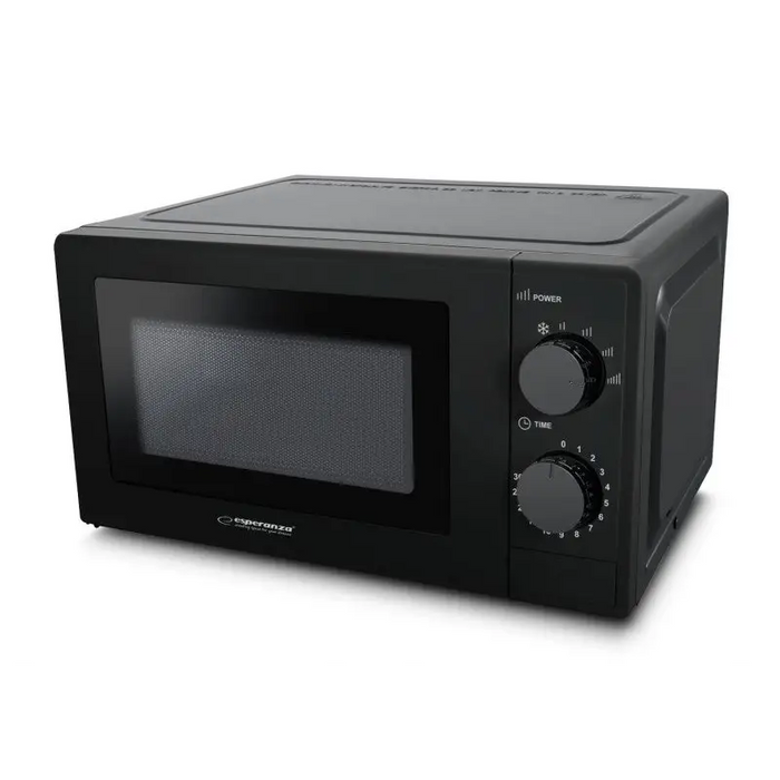 Esperanza ESTOFADO Black Solo microwave Countertop 20 L 700 W - Freestanding microwavesAGD-KMW<<<Home Appliance