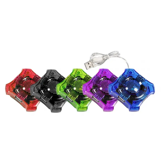 ESPERANZA USB hub STAR 4-port USB 2.0 - Хъбове и адаптери<<<Компютърна периферия<<<MediaTrade