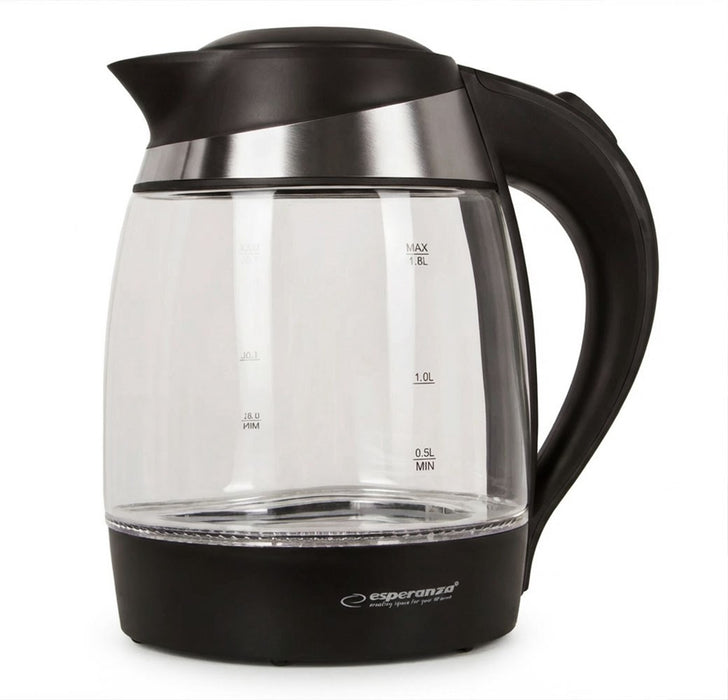 Esperanza EKK009 electric kettle 1.8 L Black, Multicolor 2200 W