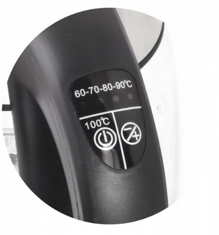 Esperanza EKK026 electric kettle 1.7 L 2200 W Black, Transparent