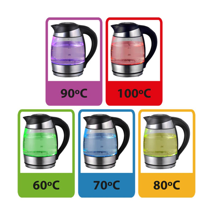 Esperanza EKK026 electric kettle 1.7 L Black,Transparent 2200 W