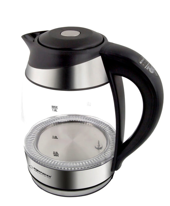 Esperanza EKK026 electric kettle 1.7 L Black,Transparent 2200 W