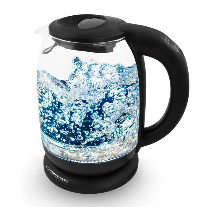 Esperanza EKK027 electric kettle 1.7 L Black,Transparent 2200 W