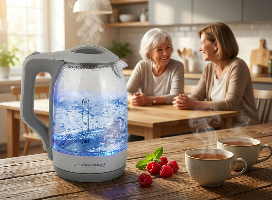 Esperanza EKK025W Electric kettle 1.7 L White, Multicolor 1500 W
