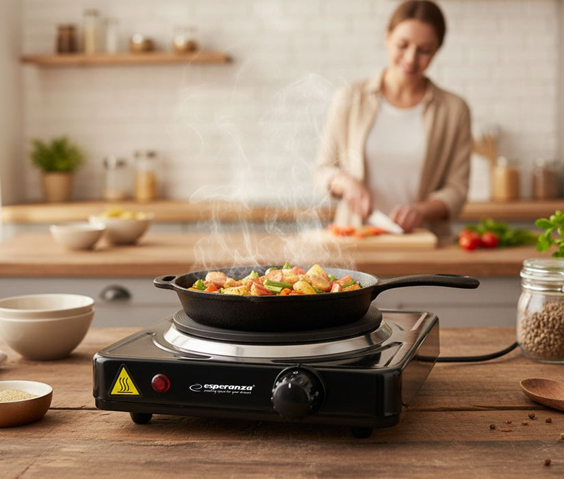 Esperanza EKH003K Black electric stove