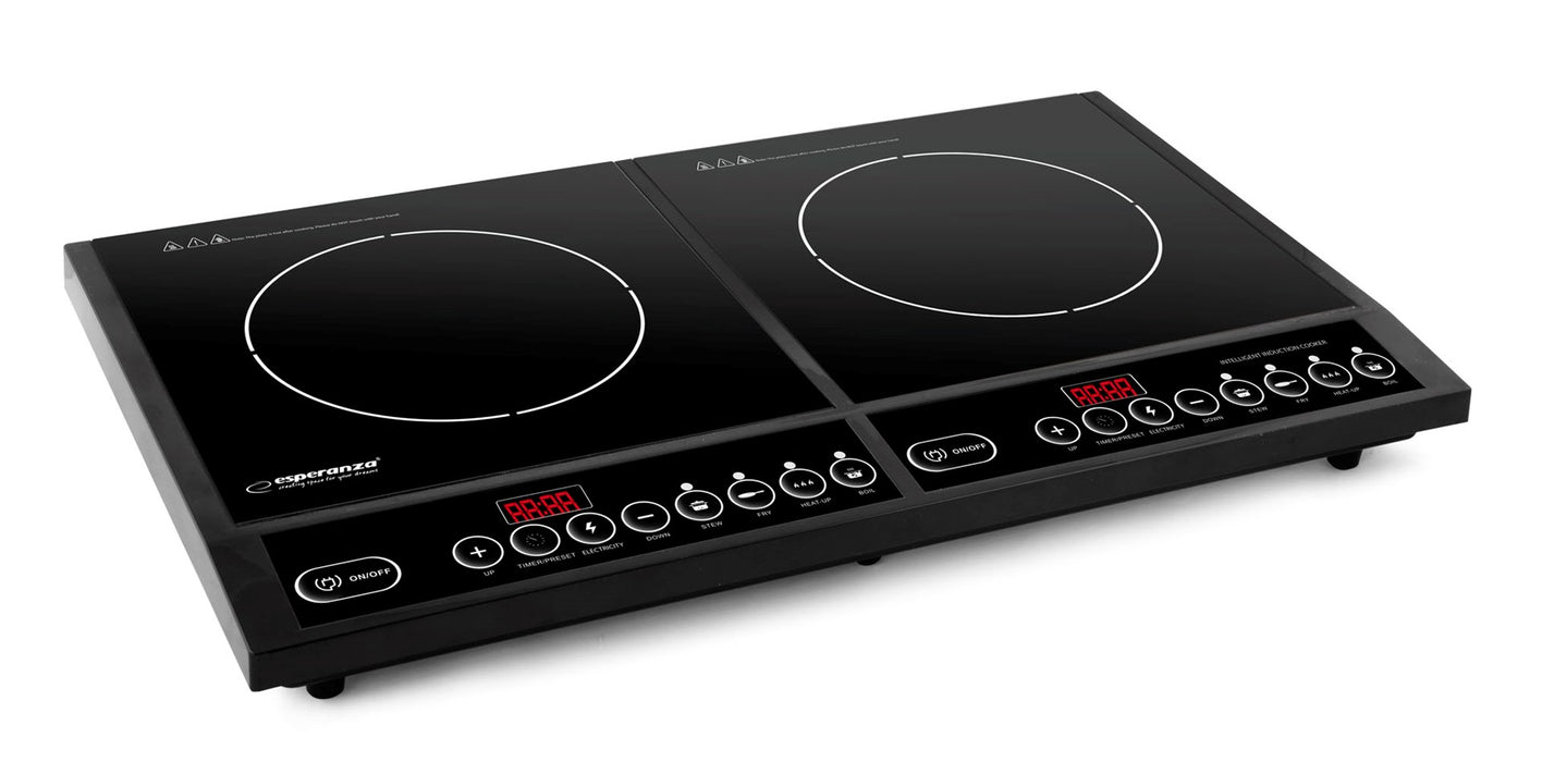 Esperanza EKH008 hob Black Countertop Zone induction hob 2 zone(s)