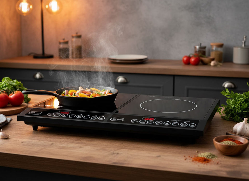 Esperanza EKH008 hob Black Countertop Zone induction hob 2 zone(s)