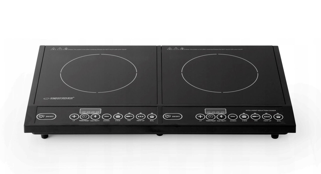 Esperanza EKH008 hob Black Countertop Zone induction hob 2 zone(s)
