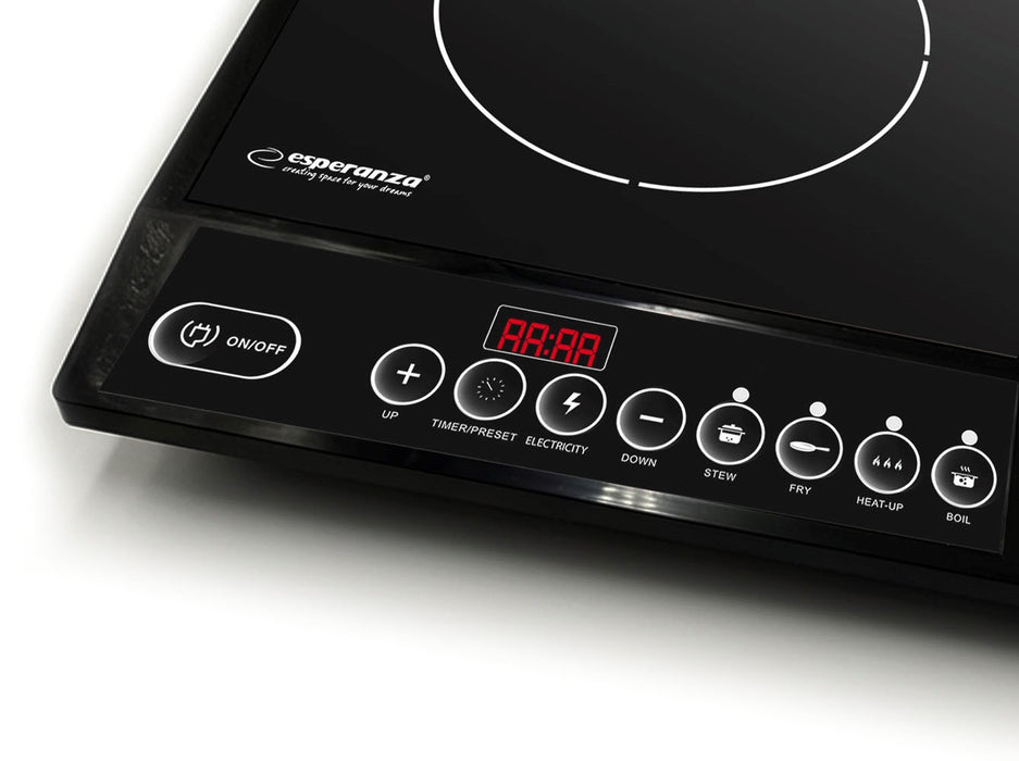 Esperanza EKH008 hob Black Countertop Zone induction hob 2 zone(s)