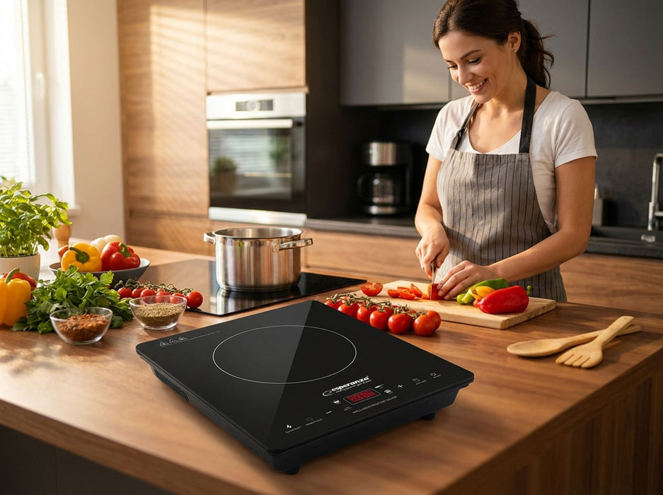 Esperanza EKH009 hob Black Countertop 28 cm Zone induction hob 1 zone(s)