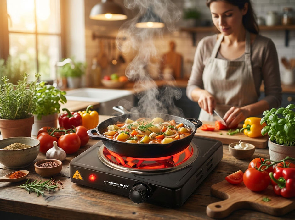 Esperanza EKH012K Black electric stove