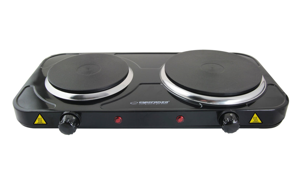 Esperanza EKH014K Electric Stove 2 zone (s), Black