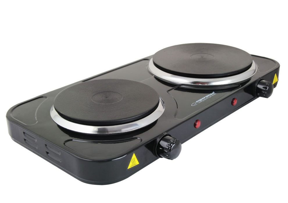 Esperanza EKH014K Electric Stove 2 zone (s), Black