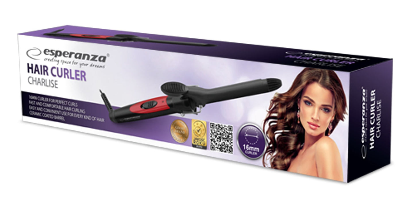 Esperanza EBL003 Curling iron Warm Black,Pink 1.7 m