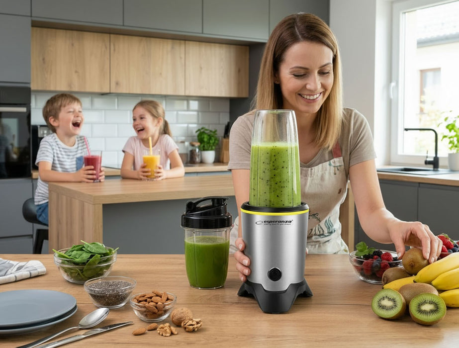 Esperanza EKM028 blender Tabletop blender 1000 W Black, Stainless steel