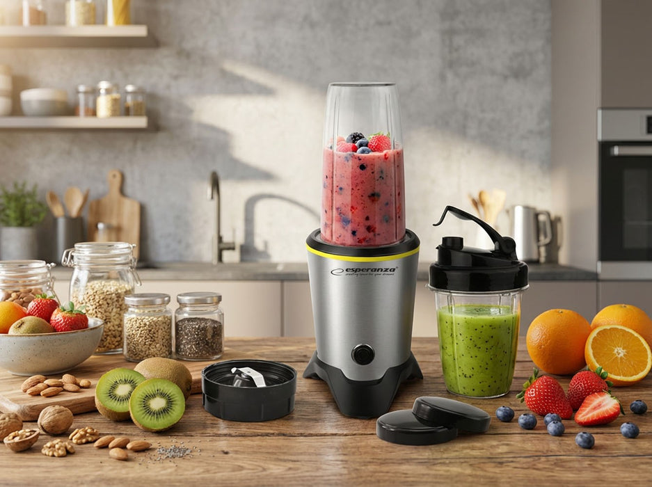 Esperanza EKM028 blender Tabletop blender 1000 W Black, Stainless steel