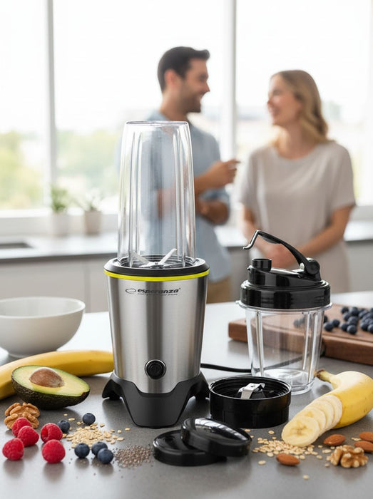 Esperanza EKM028 blender Tabletop blender 1000 W Black, Stainless steel
