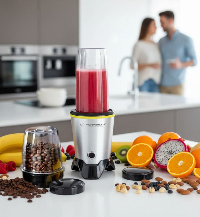 Esperanza EKM028 blender Tabletop blender 1000 W Black, Stainless steel