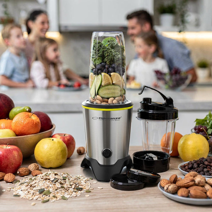 Esperanza EKM028 blender Tabletop blender 1000 W Black, Stainless steel
