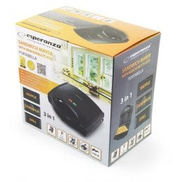 Esperanza EKT006K sandwich maker 700 W Black