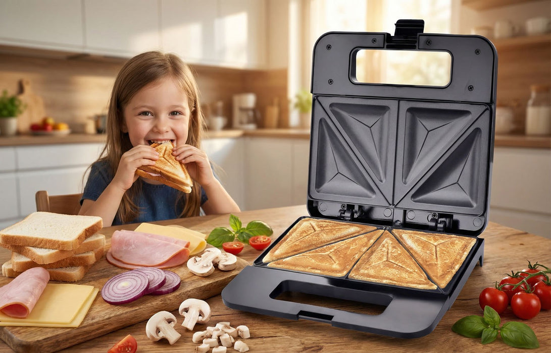 Esperanza EKT010 Sandwich toaster 1000W Black