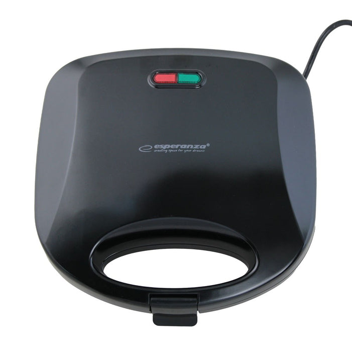 Esperanza EKT008 waffle iron 2 waffle(s) 1000 W Black
