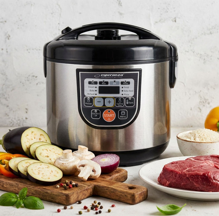 Esperanza EKG011 multi cooker 5 L 860 W Black, Stainless steel