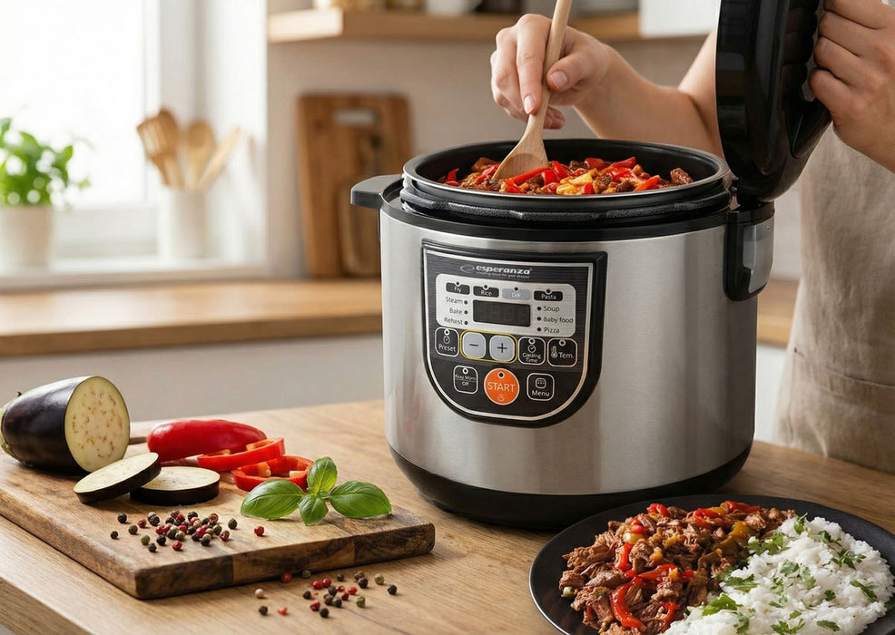 Esperanza EKG011 multi cooker 5 L 860 W Black, Stainless steel
