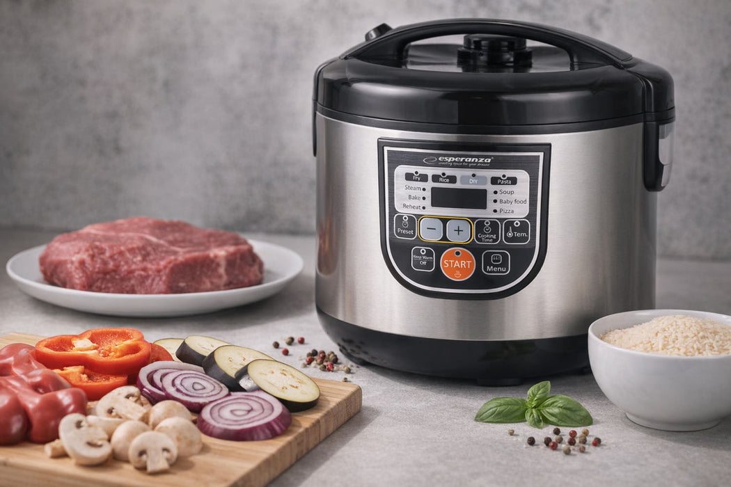 Esperanza EKG011 multi cooker 5 L 860 W Black, Stainless steel