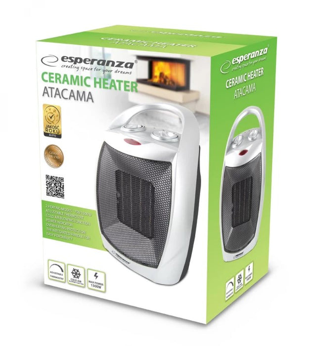 Esperanza EHH006 electric space heater Indoor Black 1500 W