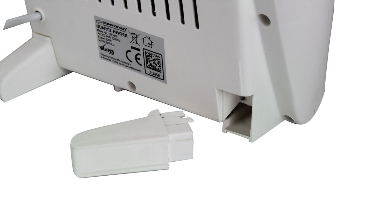 Esperanza EHH010 Electric quartz heater 400W/800W White