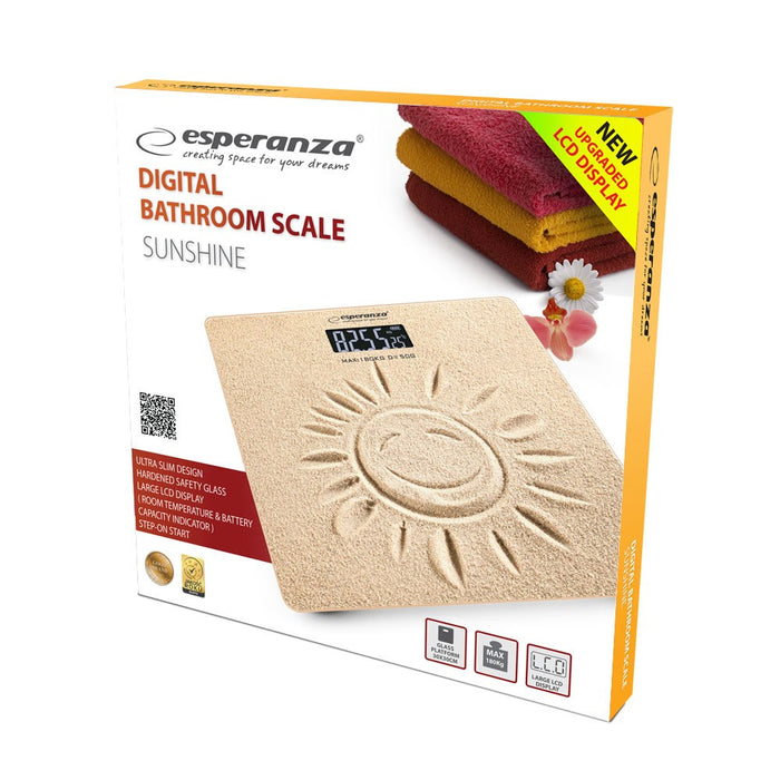 Esperanza EBS006 personal scale Electronic personal scale Square Beige