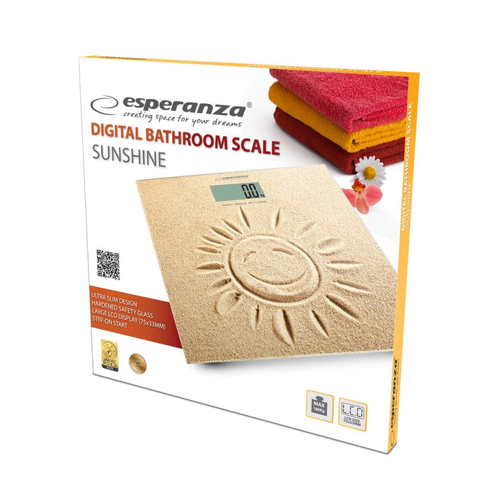 Esperanza EBS006 personal scale Electronic personal scale Square Beige