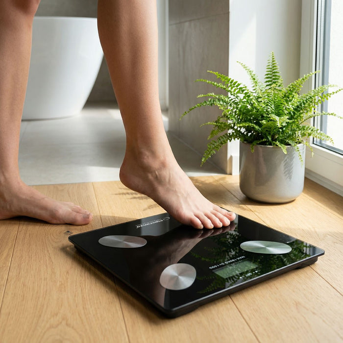 Esperanza EBS022K personal scale Electronic personal scale Square Black