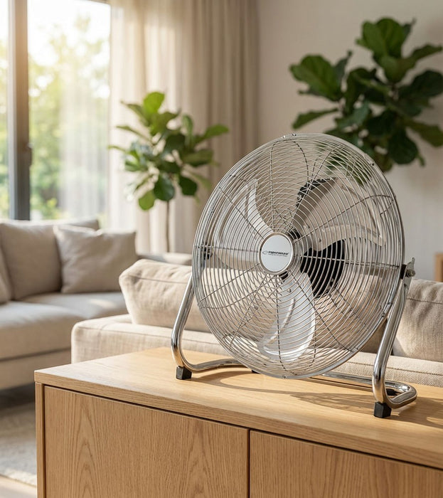 Esperanza EHF005 Scirocco Circulating Fan 12'', chrom