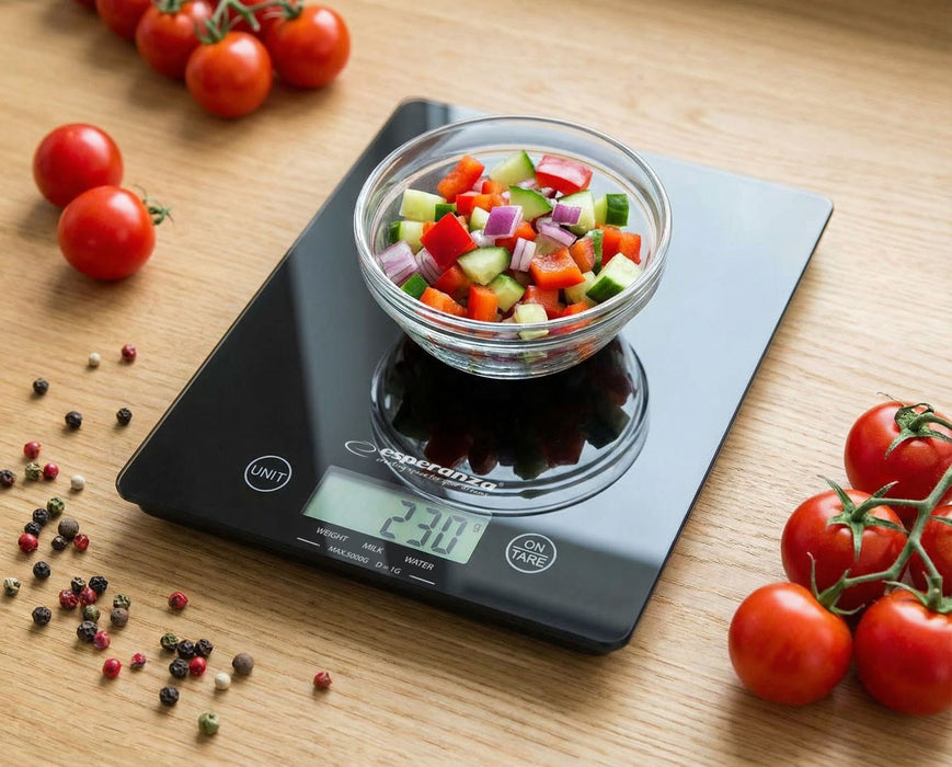 Esperanza EKS002K Electronic kitchen scale Black Tabletop Rectangle