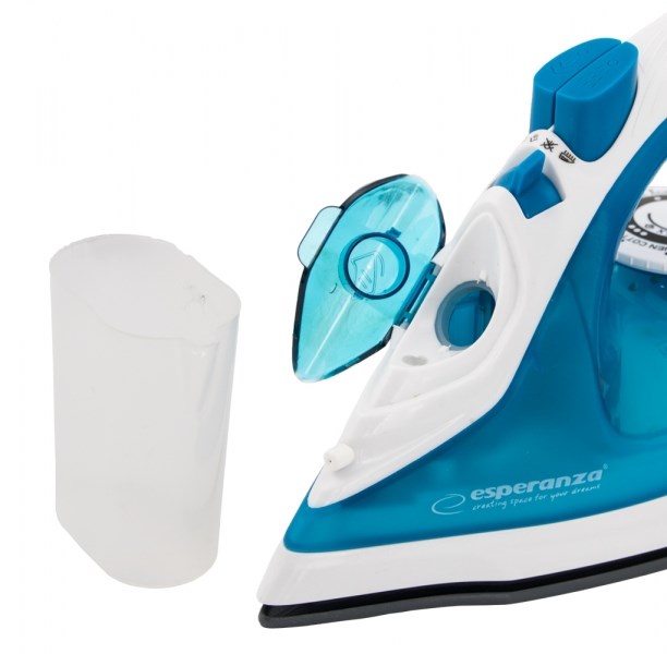 Esperanza EHI002 iron Steam iron Ceramic soleplate Blue,White 2200 W