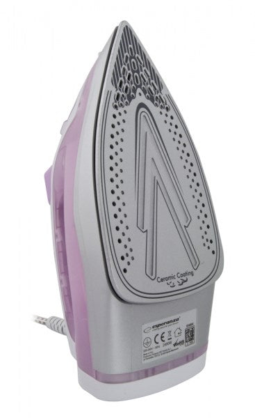 Esperanza EHI004 iron Dry & Steam iron Ceramic soleplate 2400 W Purple, White
