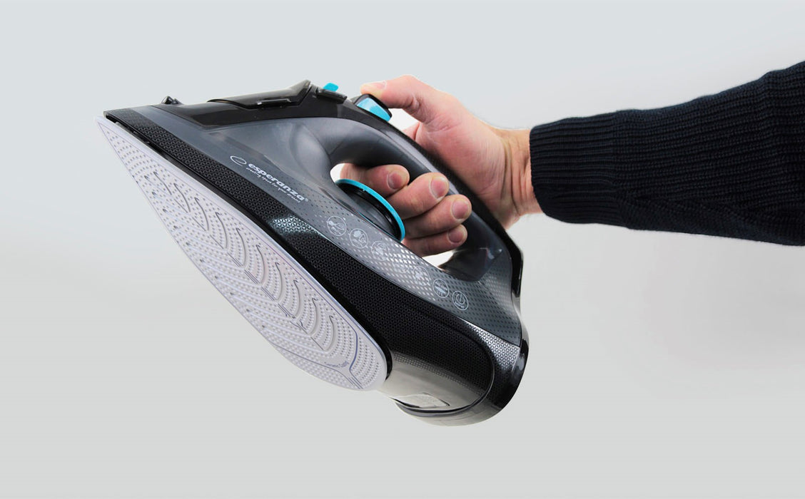 Esperanza EHI010 Steam iron Ceramic soleplate Grey, Black 2600 W