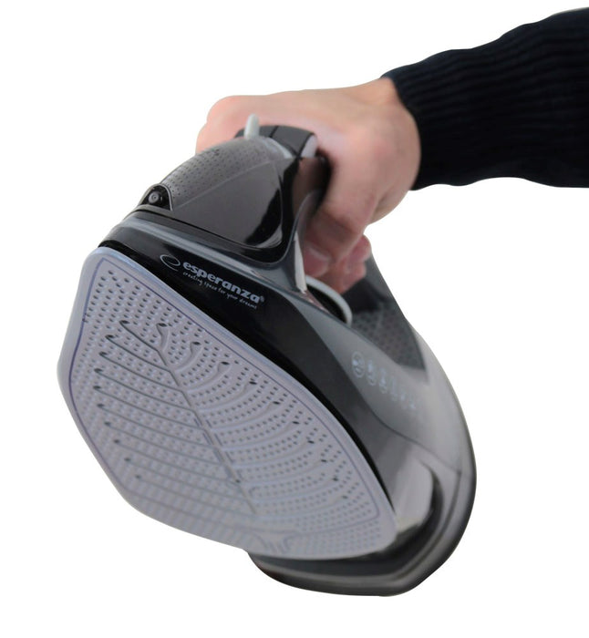 Esperanza EHI011 Steam iron Ceramic soleplate Grey, Black 2600 W