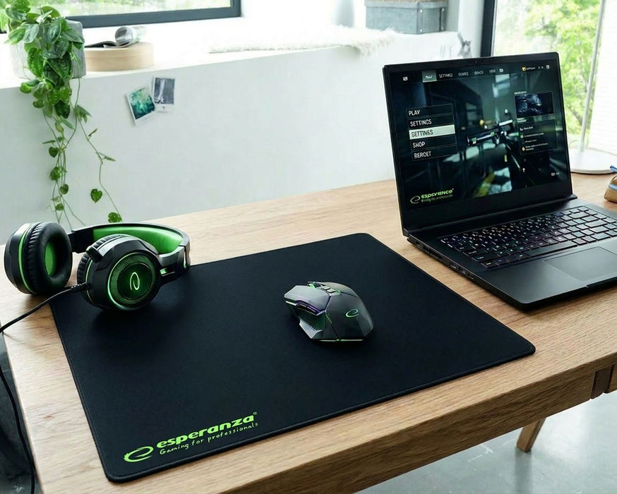 Esperanza EGP102K mouse pad Gaming mouse pad Black