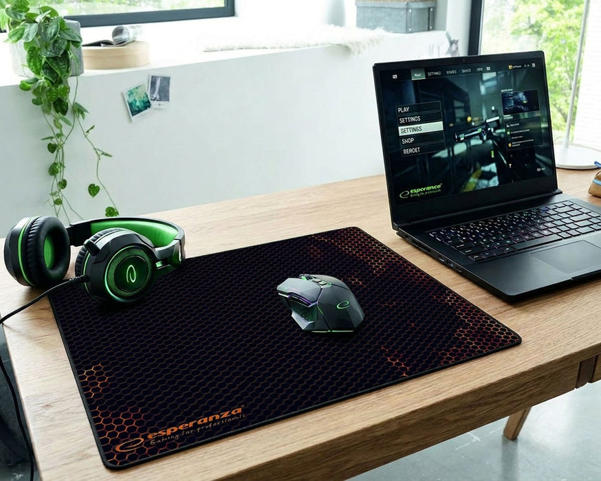 Esperanza EGP101R mouse pad Gaming mouse pad Black