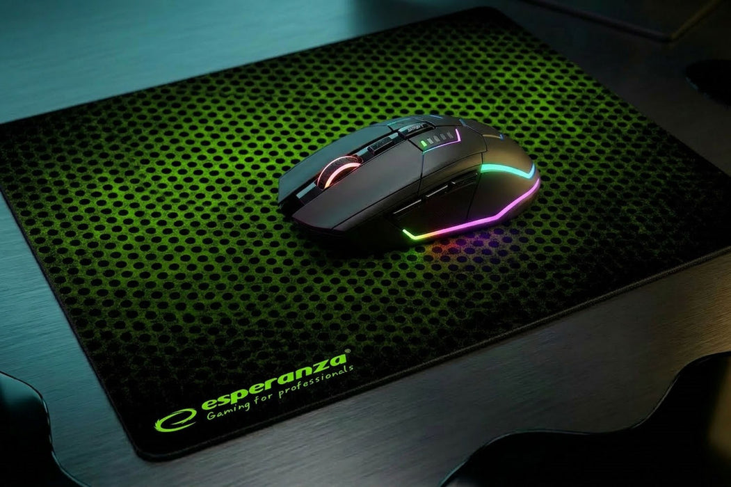 Esperanza EA146G Black,Green Gaming mouse pad