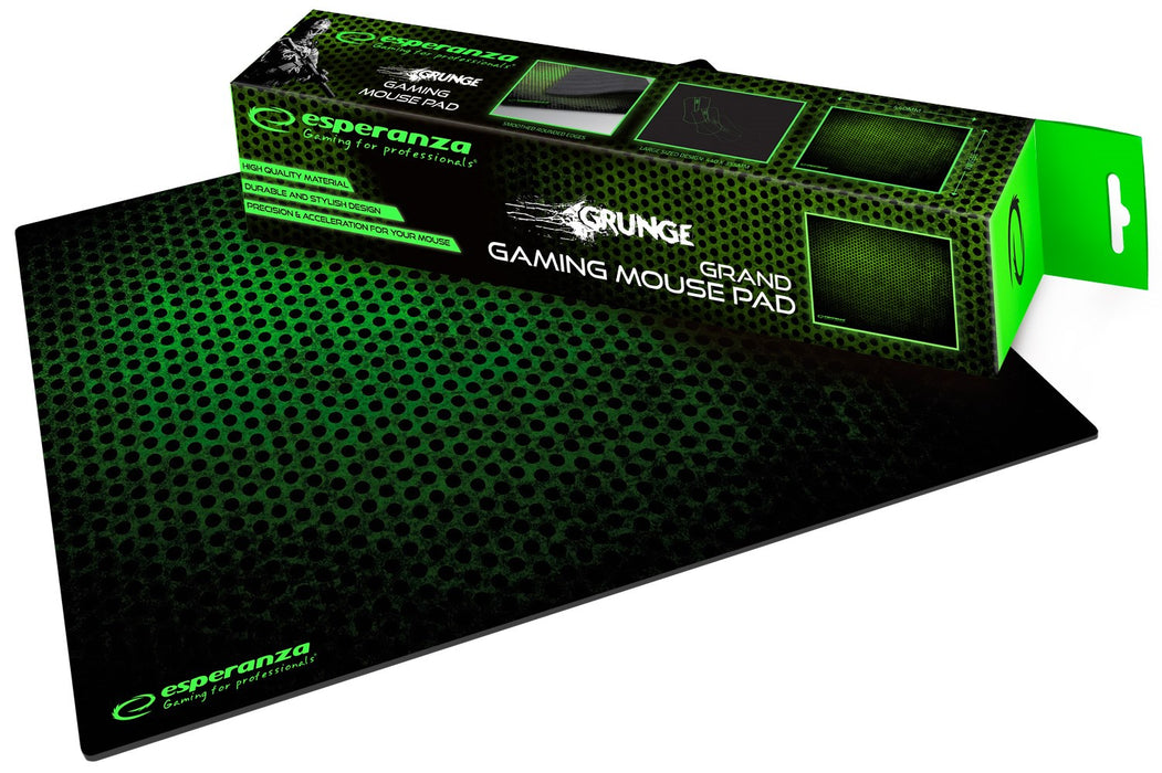 Esperanza EA146G Black,Green Gaming mouse pad