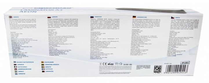 Esperanza EFL003 laminator Cold/hot laminator 250 mm/min Black