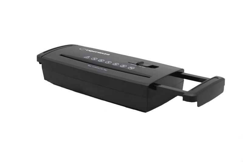 Esperanza EN101 paper shredder Strip shredding 22 cm Black