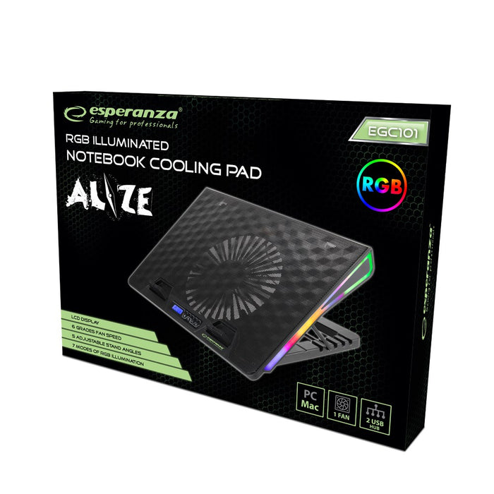 Esperanza ALIZE cooling pad with RGB lighting